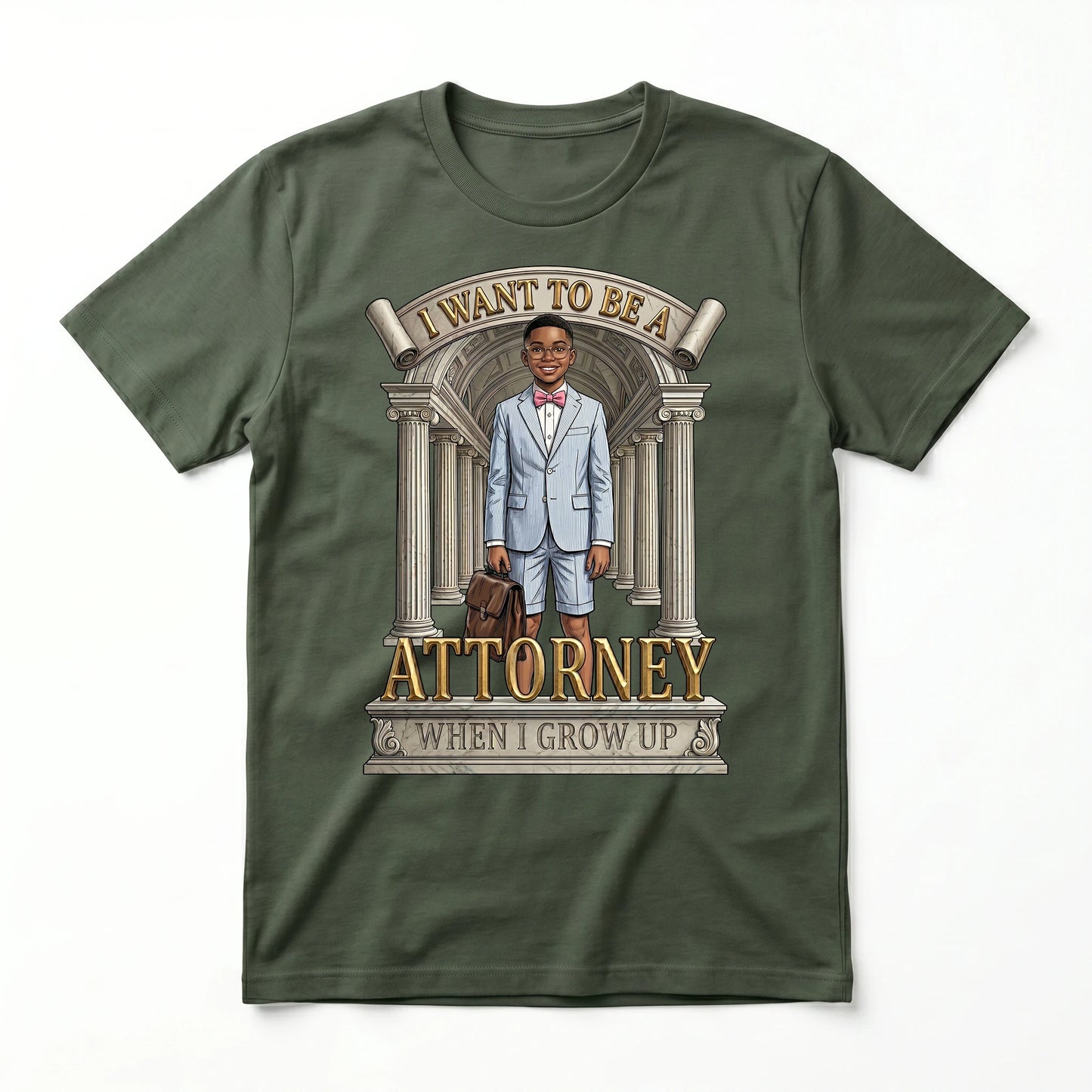 Future Attorney Tee – Black Boy