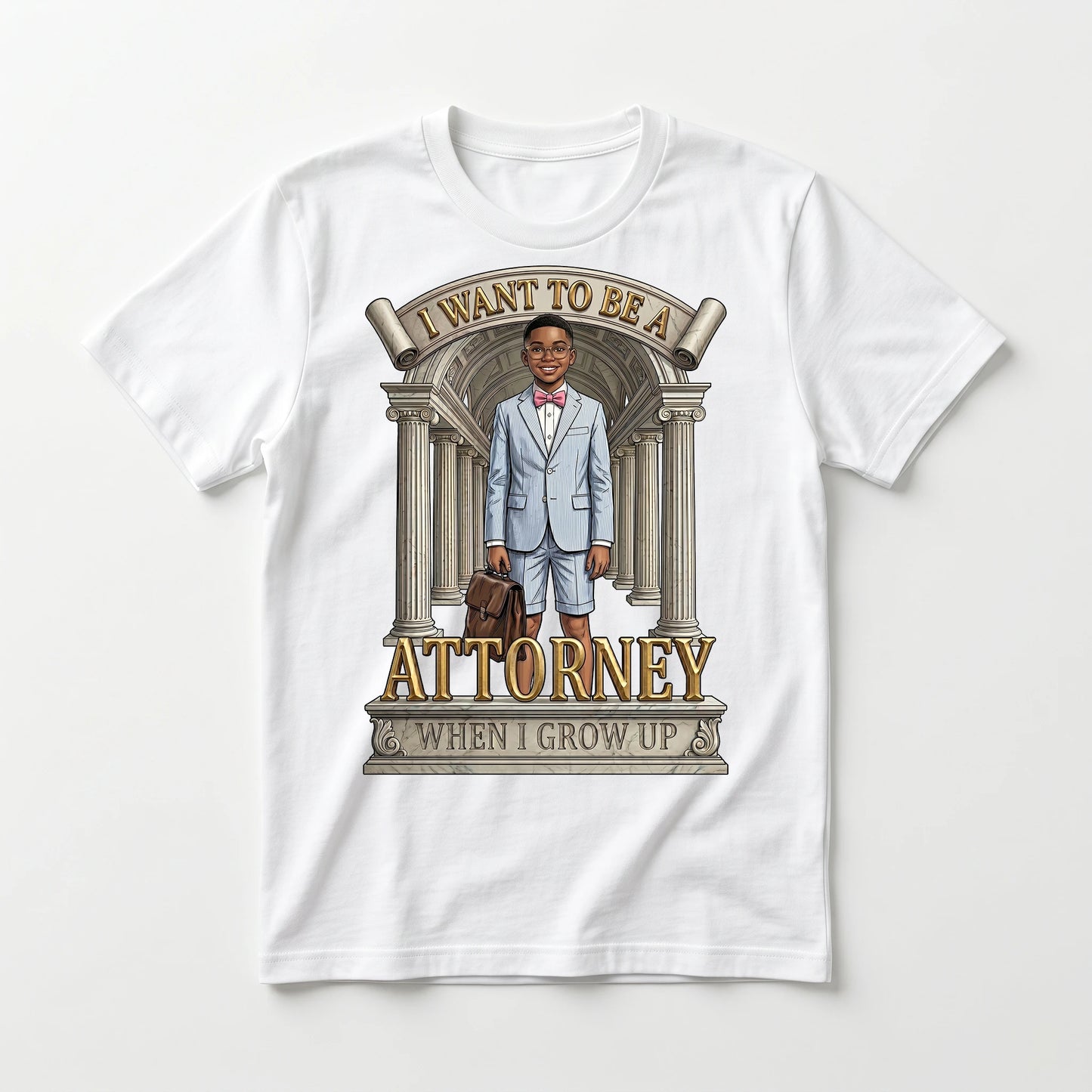 Future Attorney Tee – Black Boy