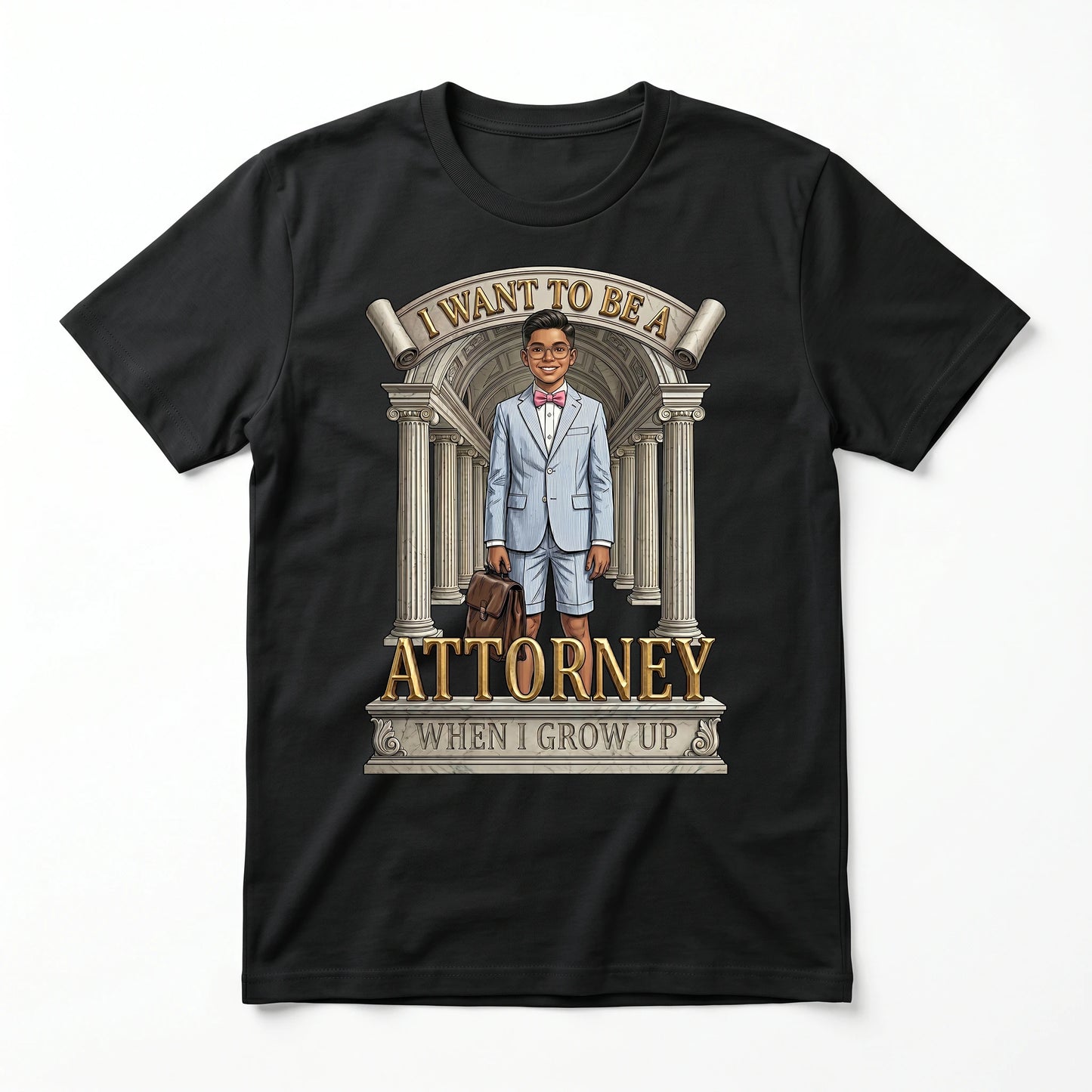 Future Attorney Tee – Latino Boy