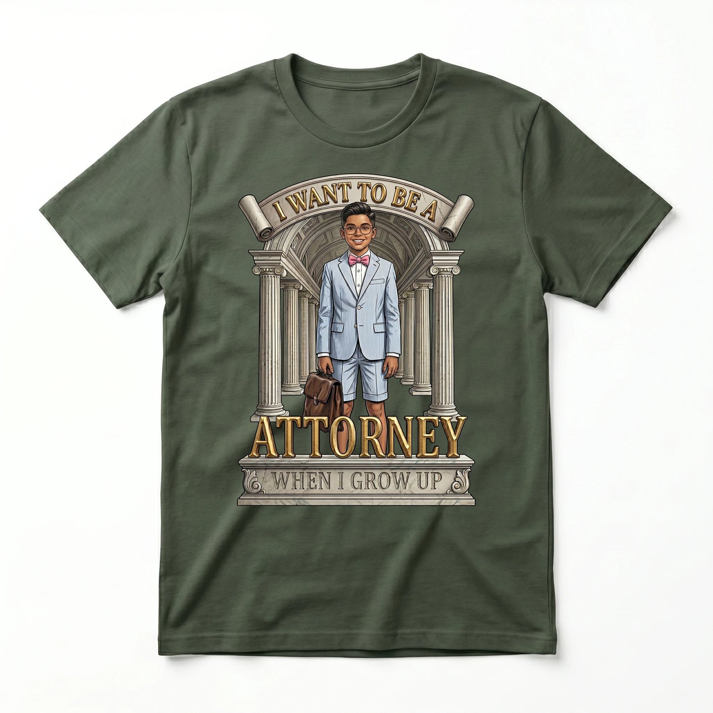 Future Attorney Tee – Latino Boy
