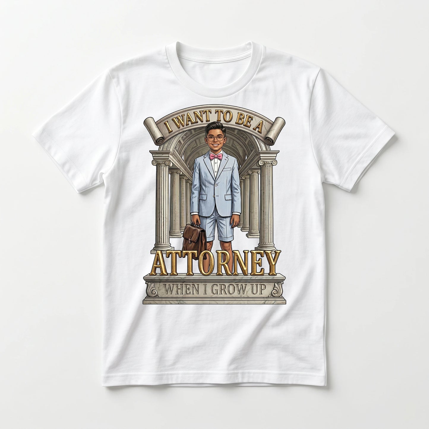 Youth Future Attorney Tee – Latino Boy