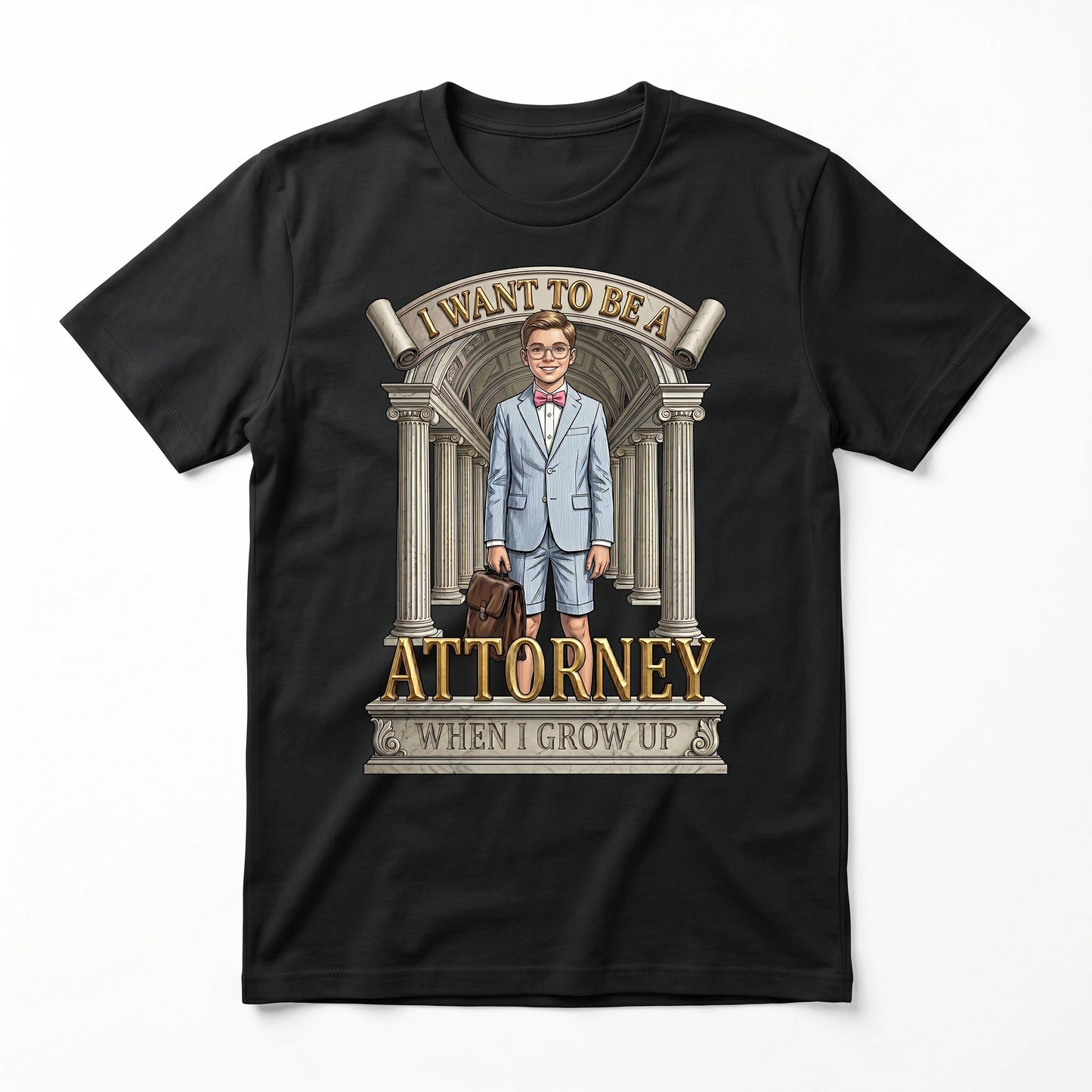Youth Future Attorney Tee – White Boy