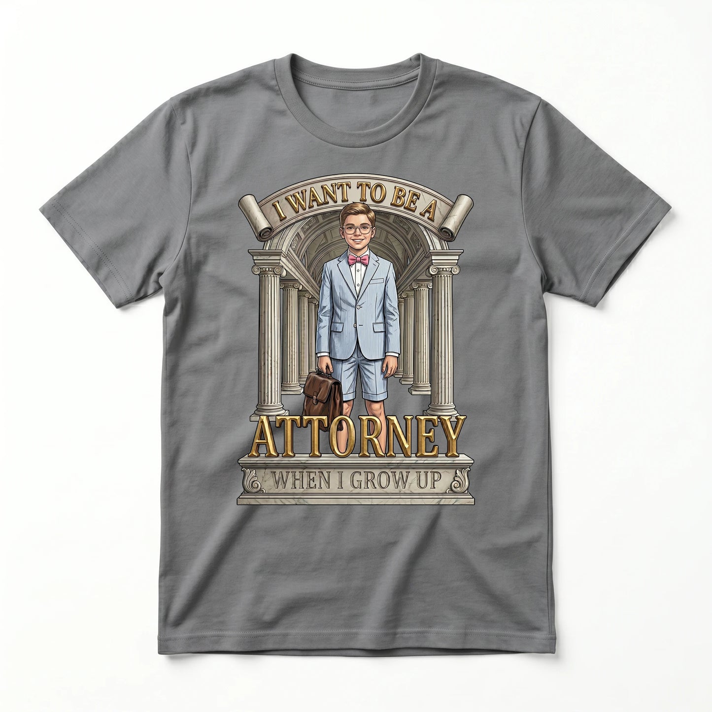Youth Future Attorney Tee – White Boy