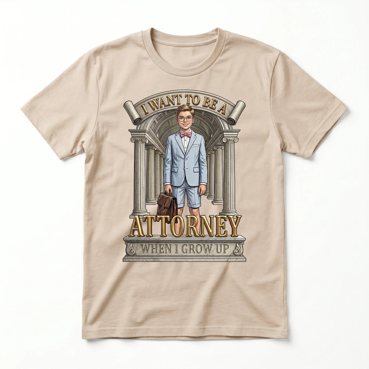 Future Attorney Tee – White Boy