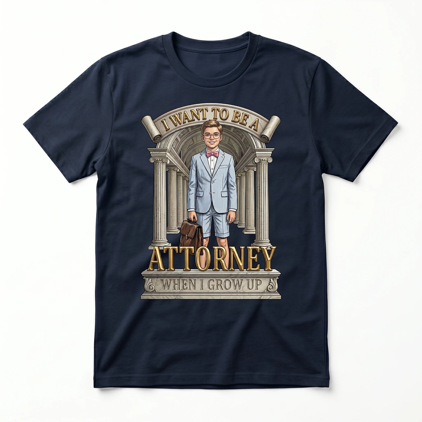 Youth Future Attorney Tee – White Boy