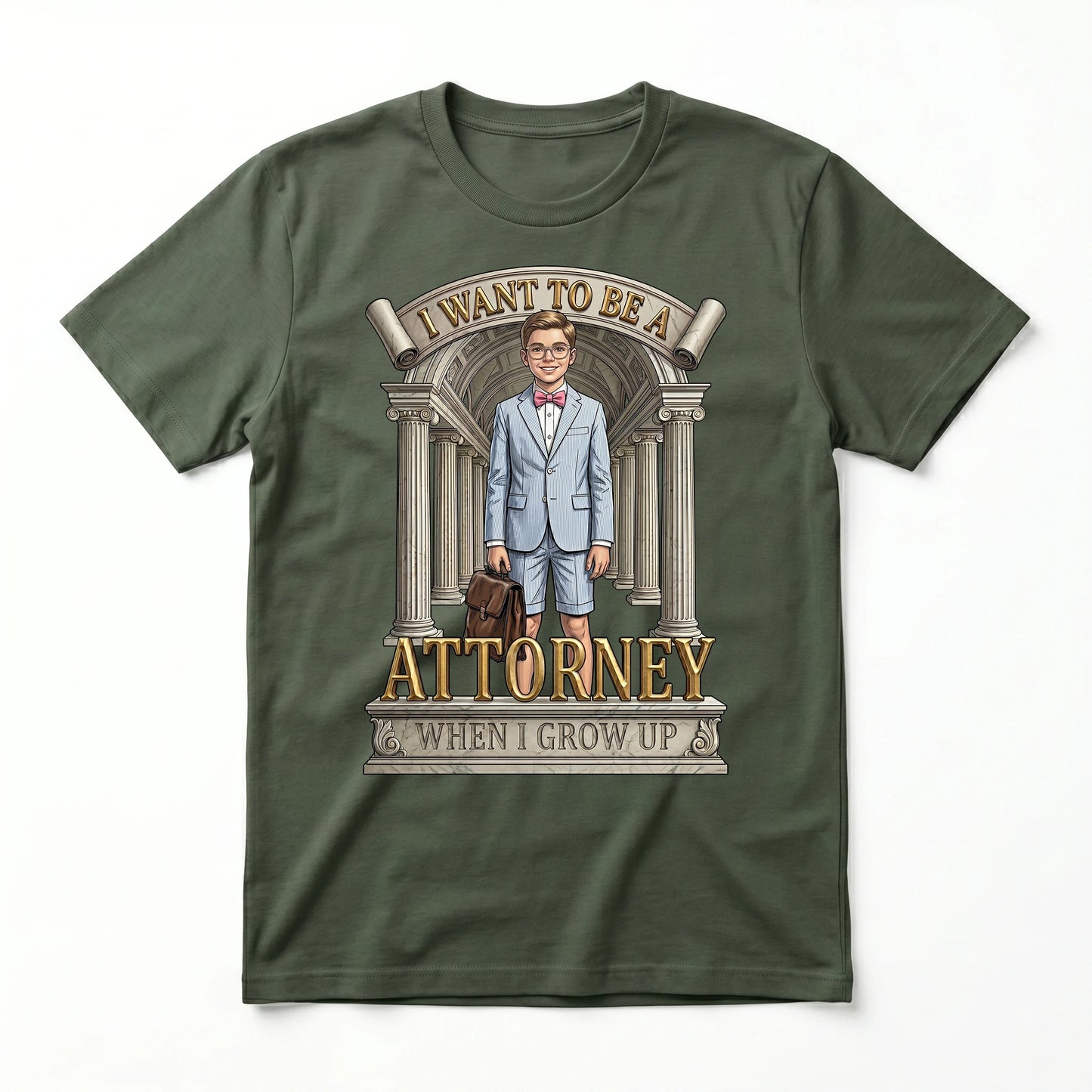 Future Attorney Tee – White Boy