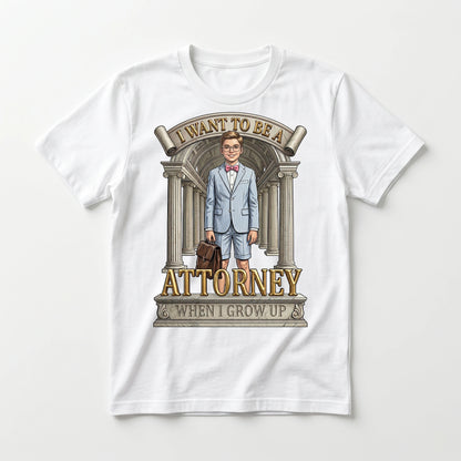 Youth Future Attorney Tee – White Boy