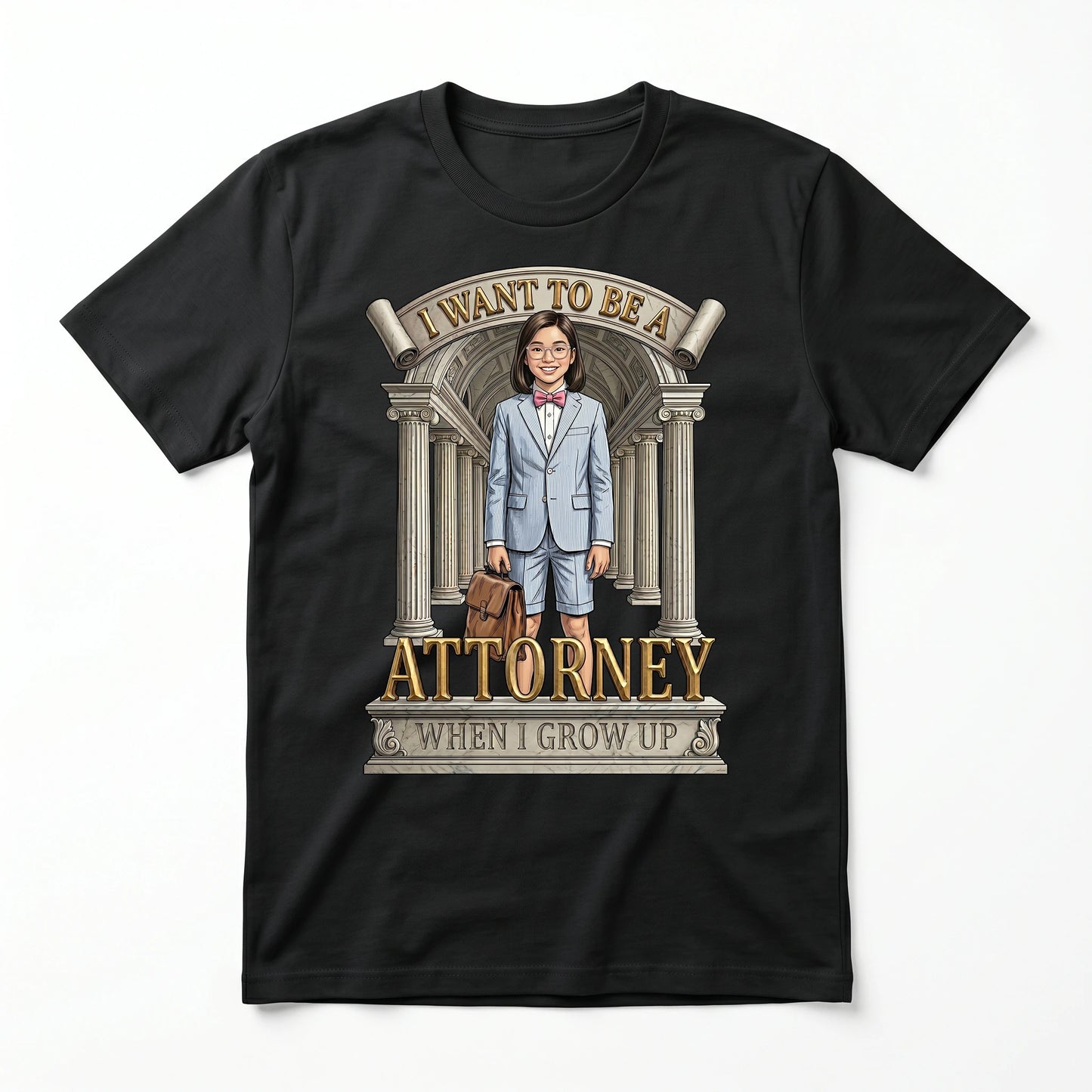 Future Attorney Tee – Asian Girl