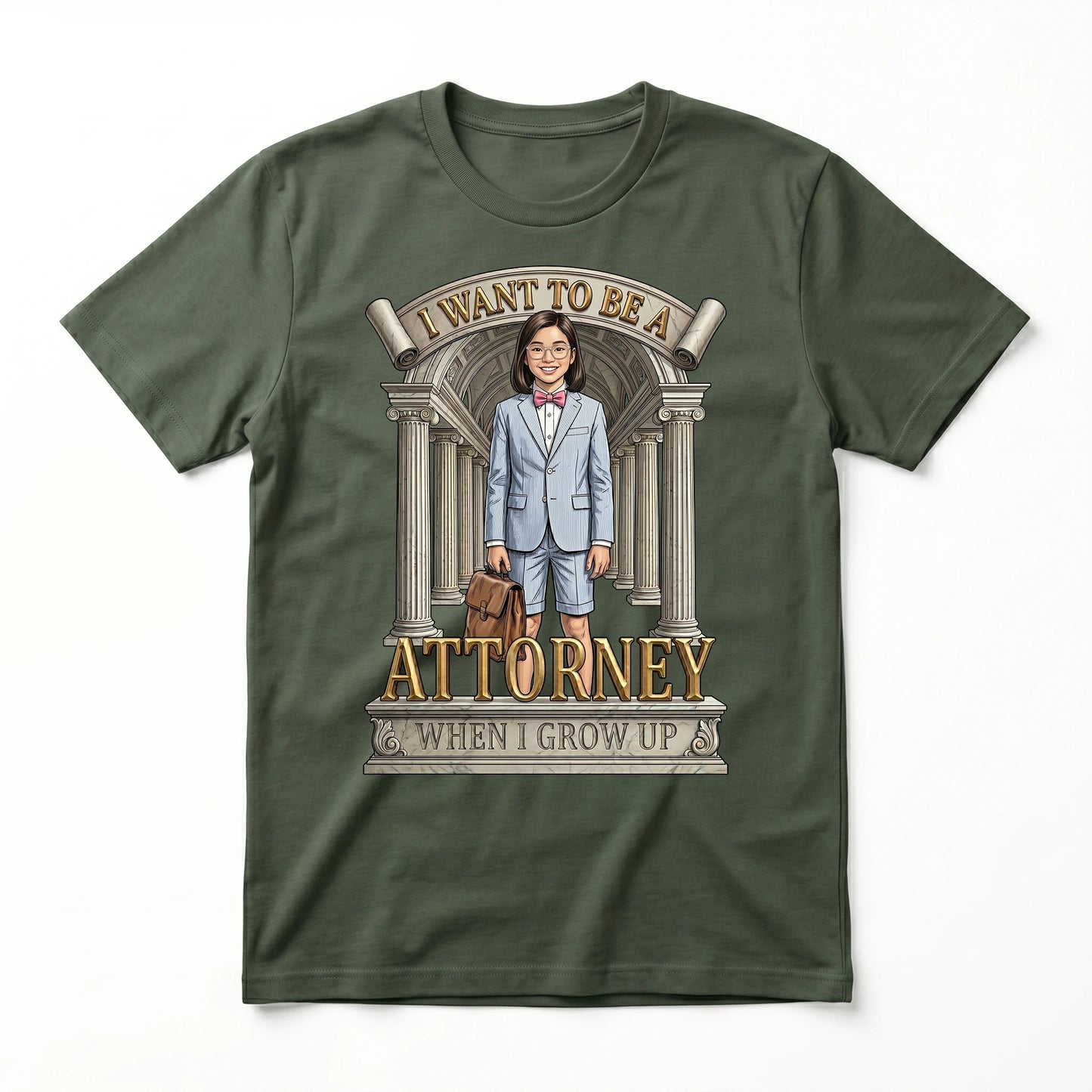Future Attorney Tee – Asian Girl