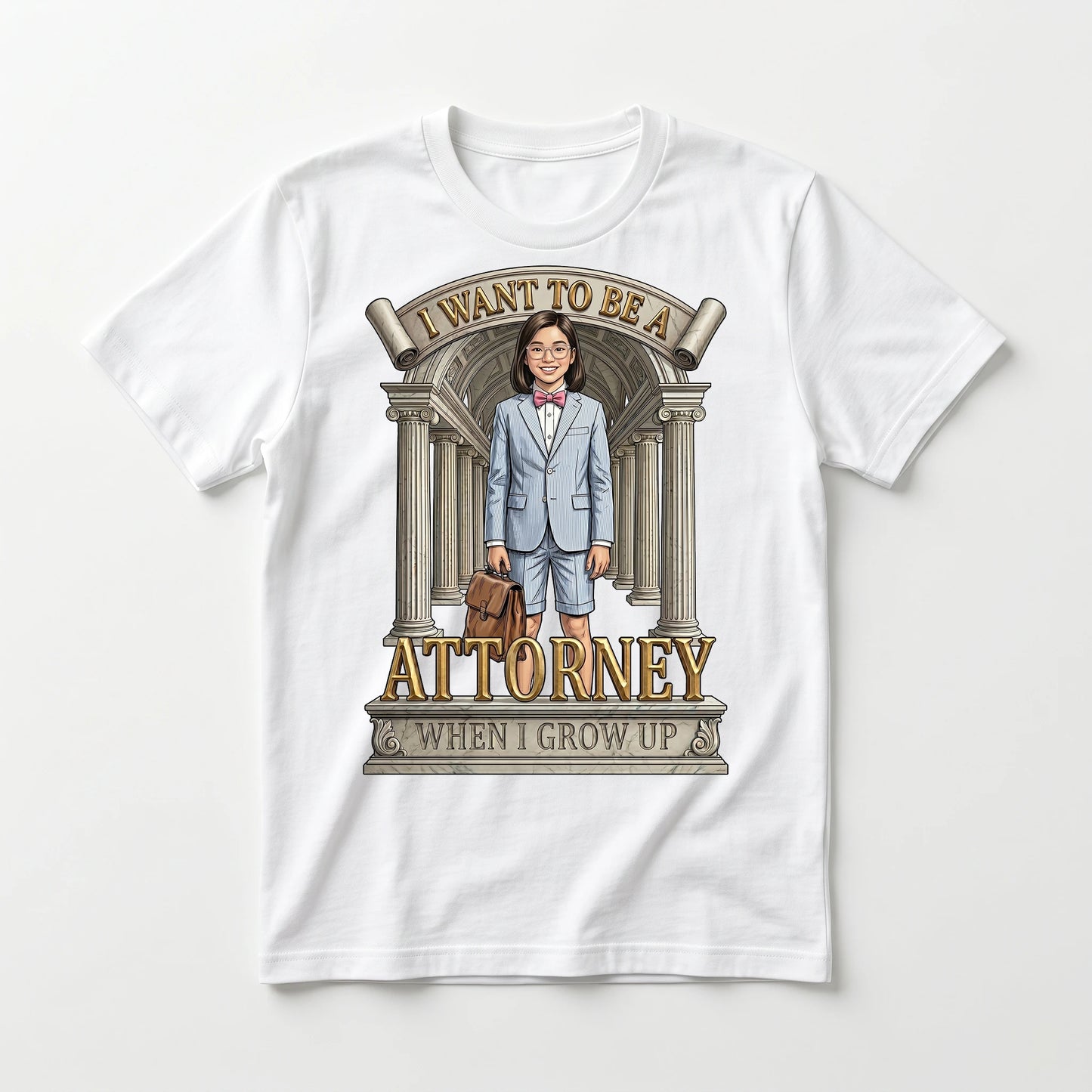 Youth Future Attorney Tee – Asian Girl