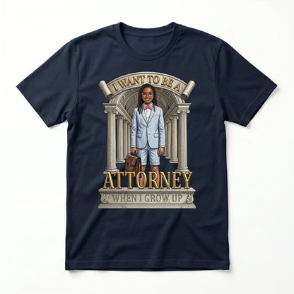 Youth Future Attorney Tee – Black Girl