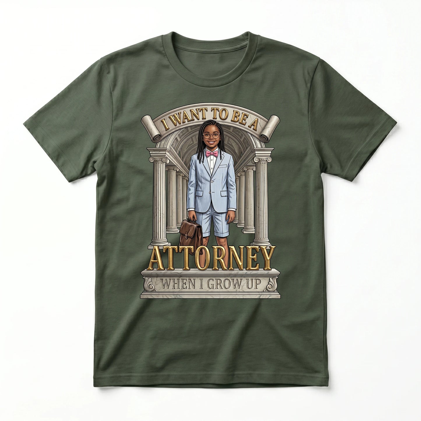 Future Attorney Tee – Black Girl