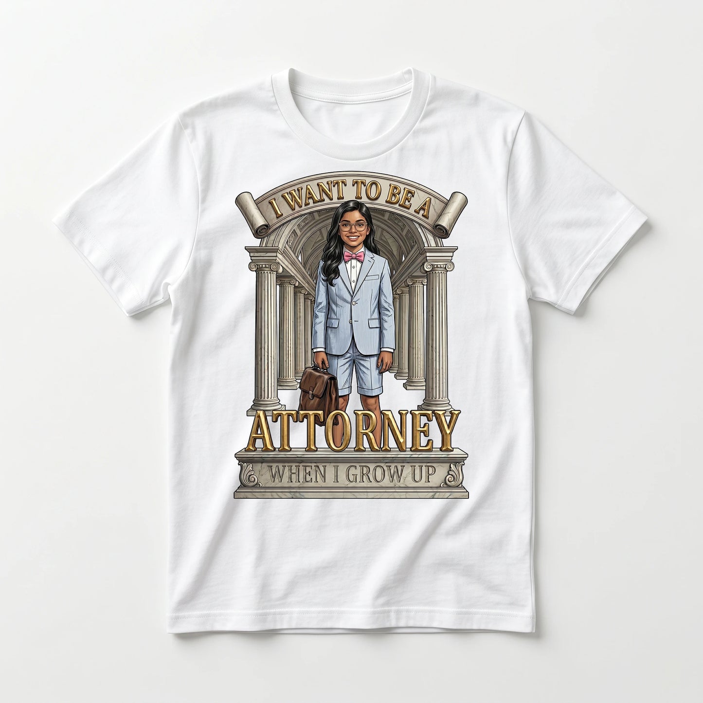 Youth Future Attorney Tee – Latina Girl