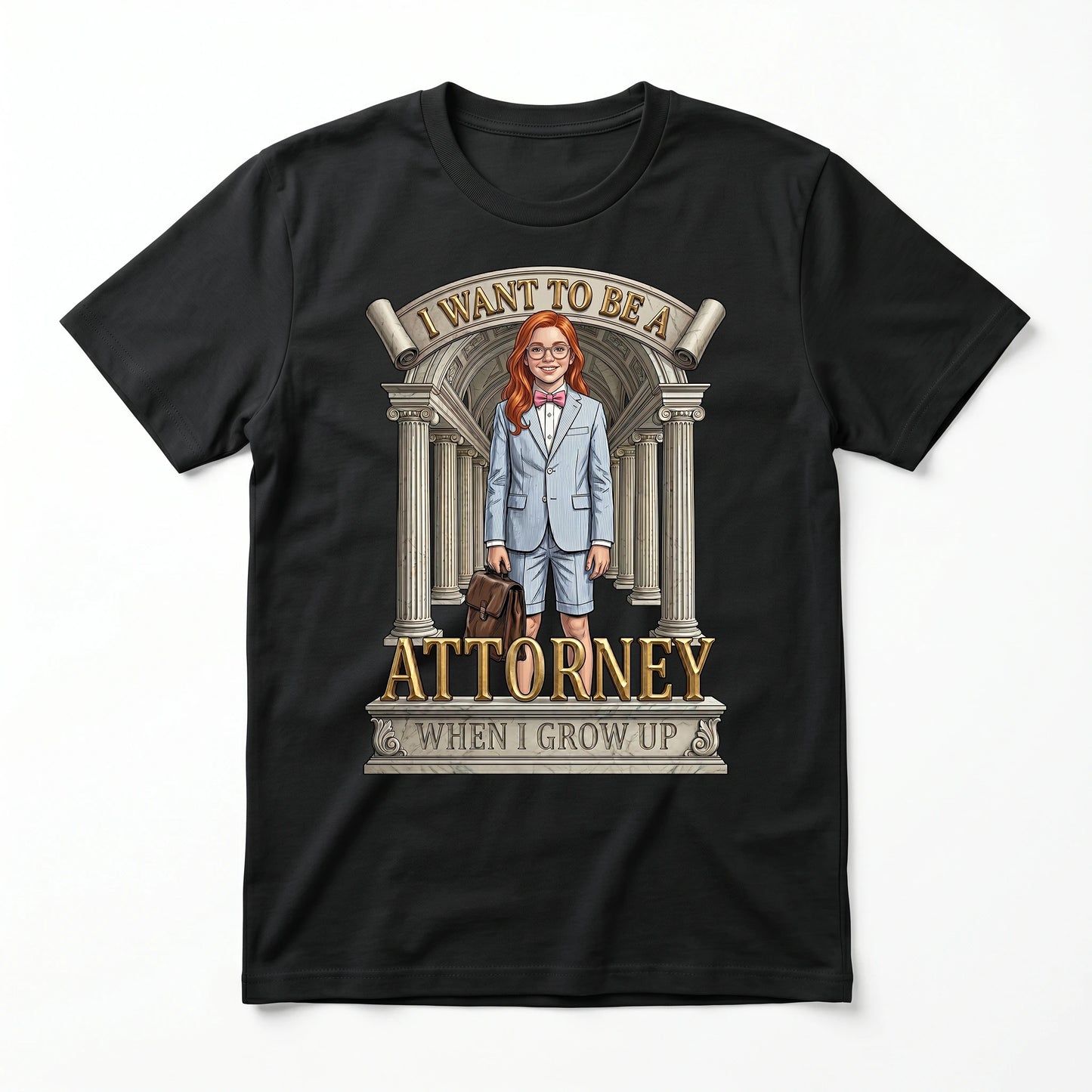 Youth Future Attorney Tee – White Girl