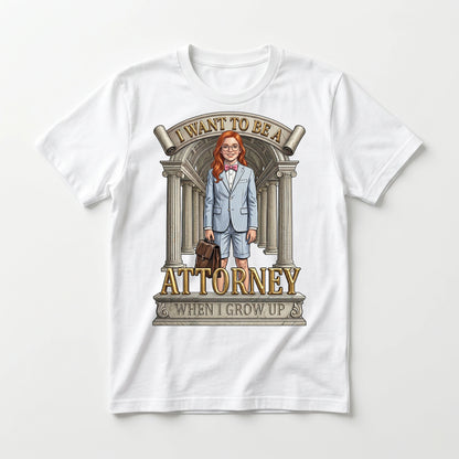 Future Attorney Tee – White Girl