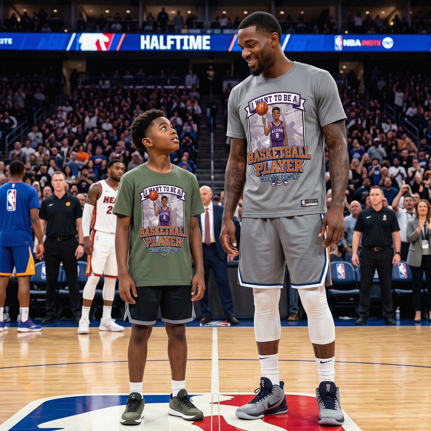 Future Basketball Player Tee – Black Boy