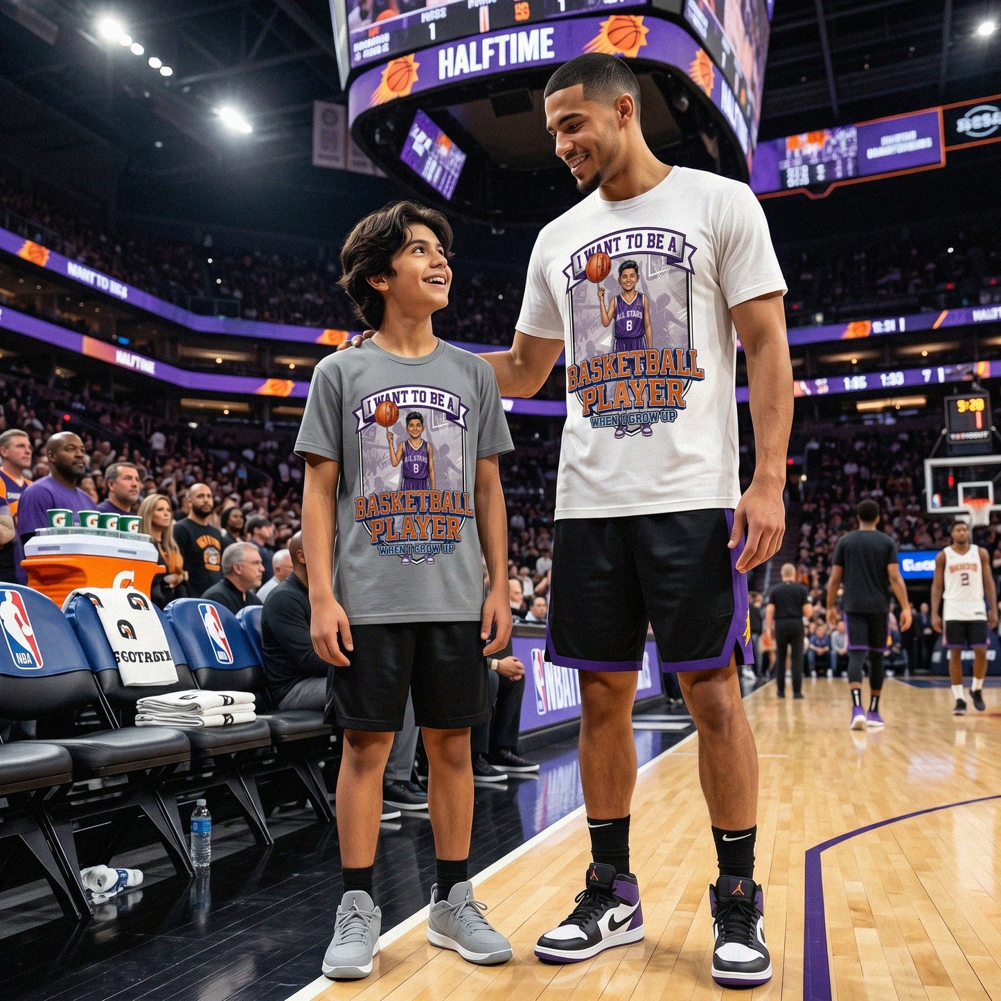 Future Basketball Player Tee – Latino Boy