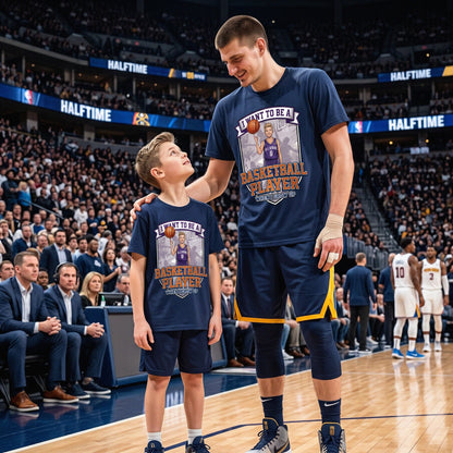 Youth Future Basketball Player Tee – White Boy