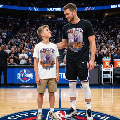 Future Basketball Player Tee – White Boy