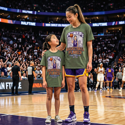 Youth Future Basketball Player Tee – Asian Girl