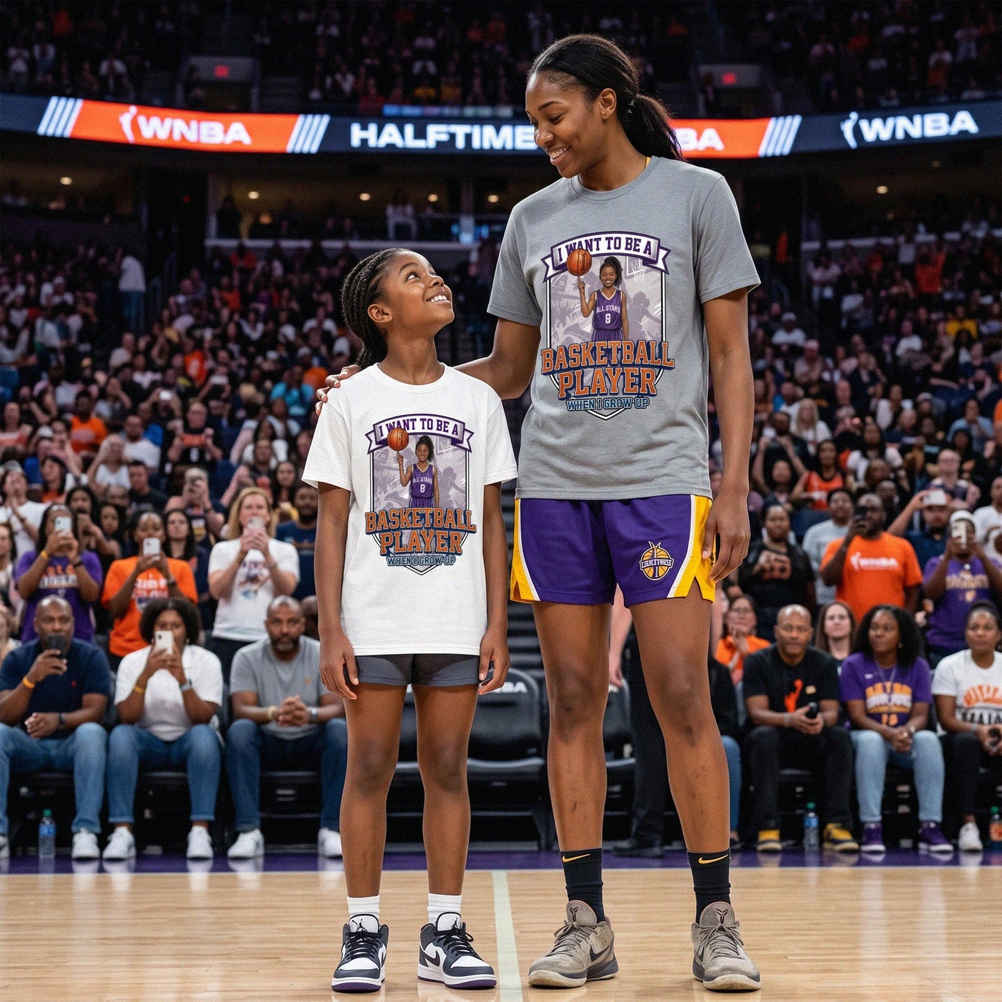 Future Basketball Player Tee – Black Girl