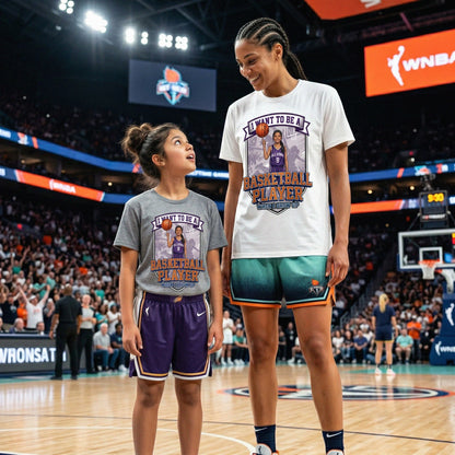 Future Basketball Player Tee – Latino Girl