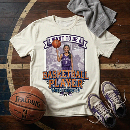 Future Basketball Player Tee – Latino Girl