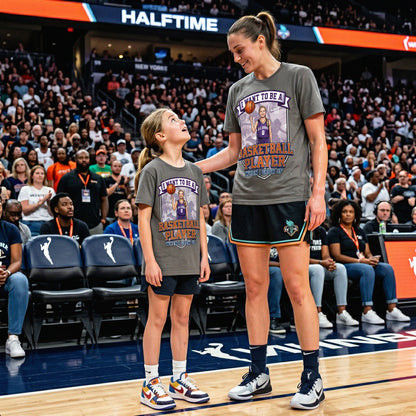 Youth Future Basketball Player Tee – White Girl
