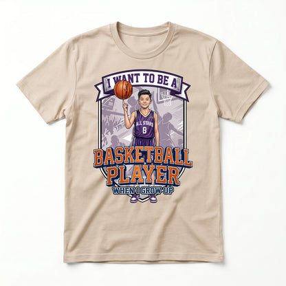 Future Basketball Player Tee – Asian Boy