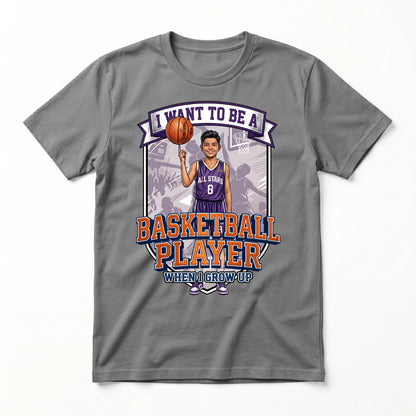 Future Basketball Player Tee – Latino Boy