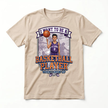 Future Basketball Player Tee – Latino Boy
