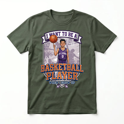 Future Basketball Player Tee – Latino Boy