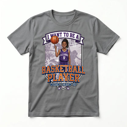 Future Basketball Player Tee – Black Girl