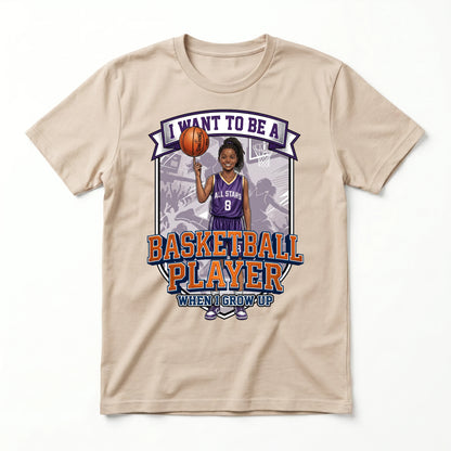 Future Basketball Player Tee – Black Girl