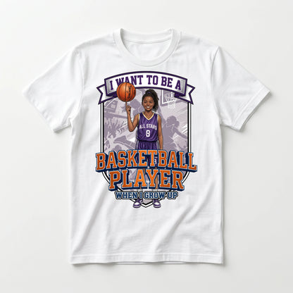 Future Basketball Player Tee – Black Girl