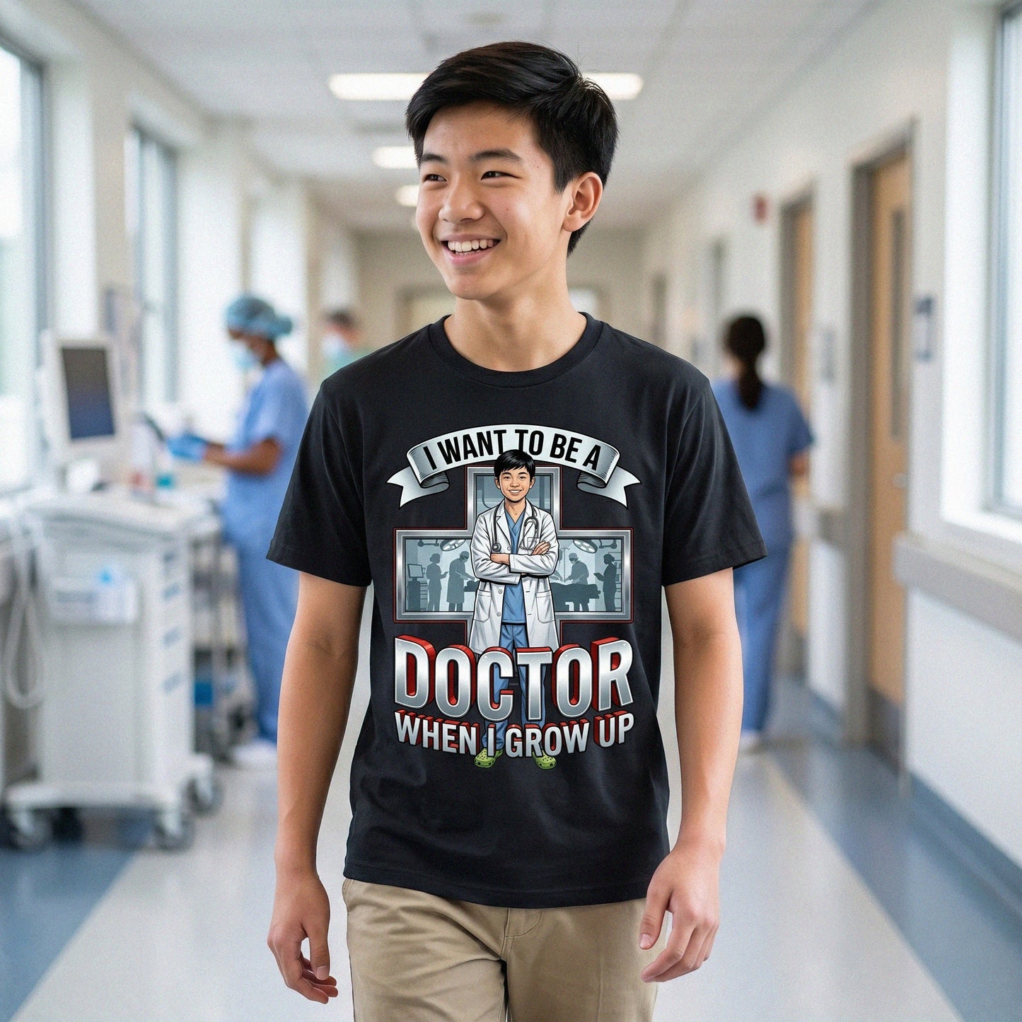 Future Doctor Tee – Asian Boy