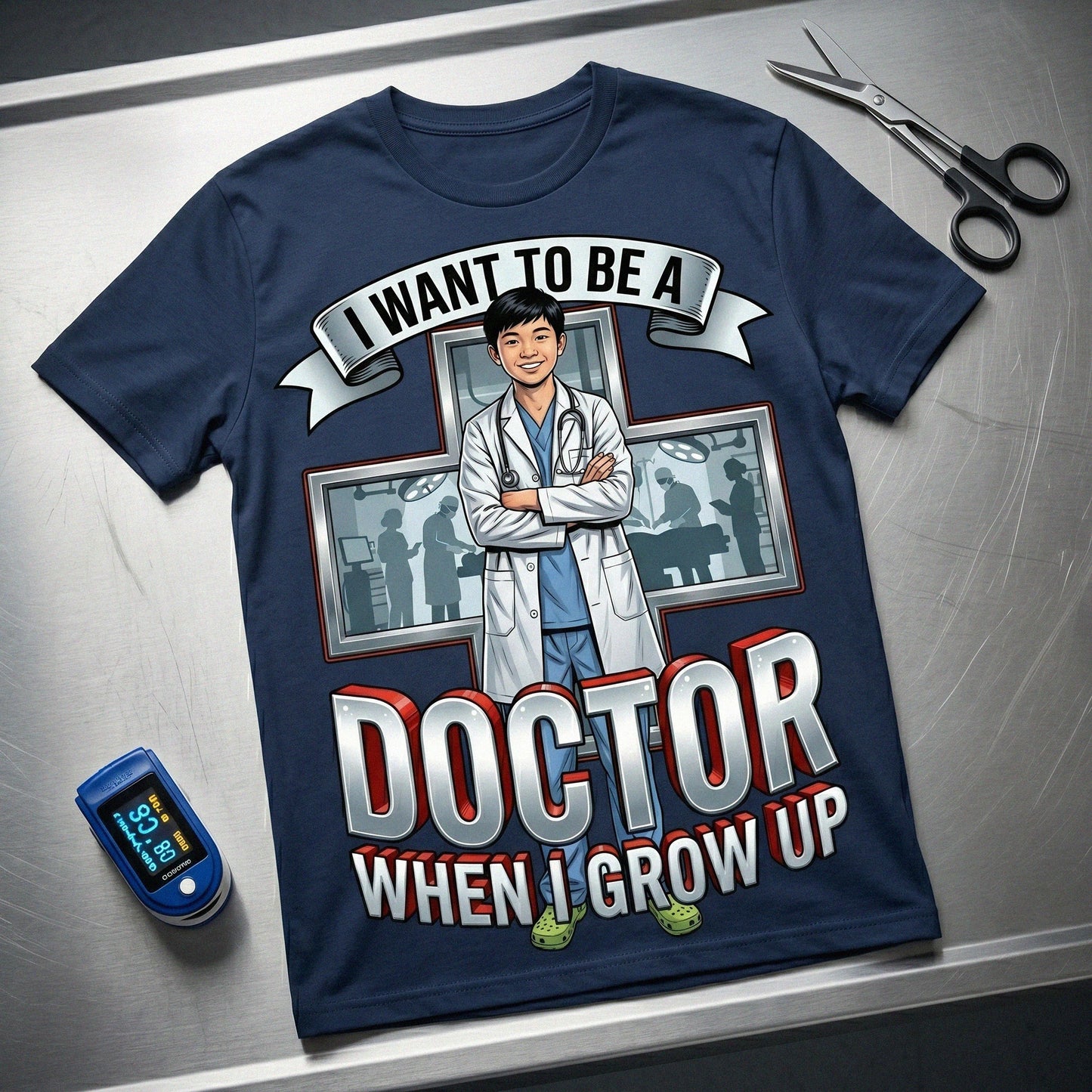Future Doctor Tee – Asian Boy