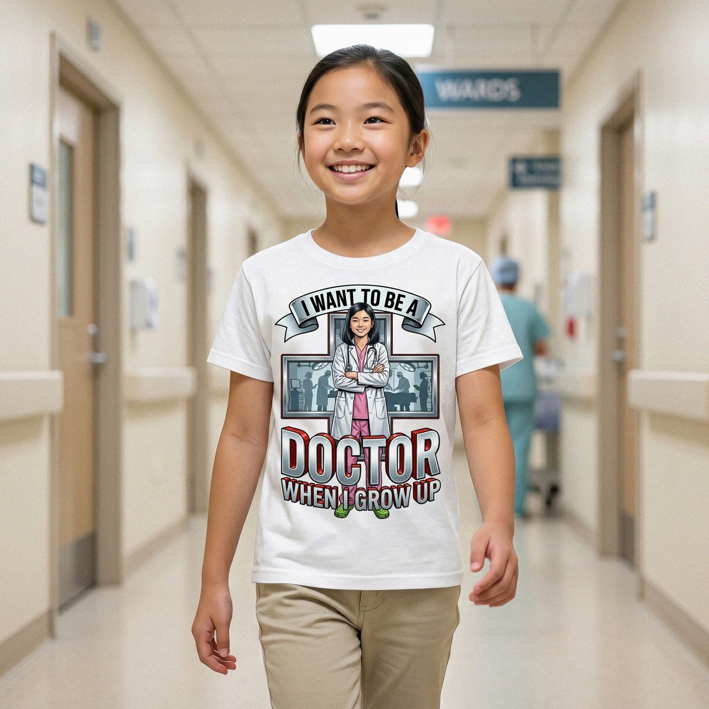 Youth Future Doctor Tee – Asian Girl