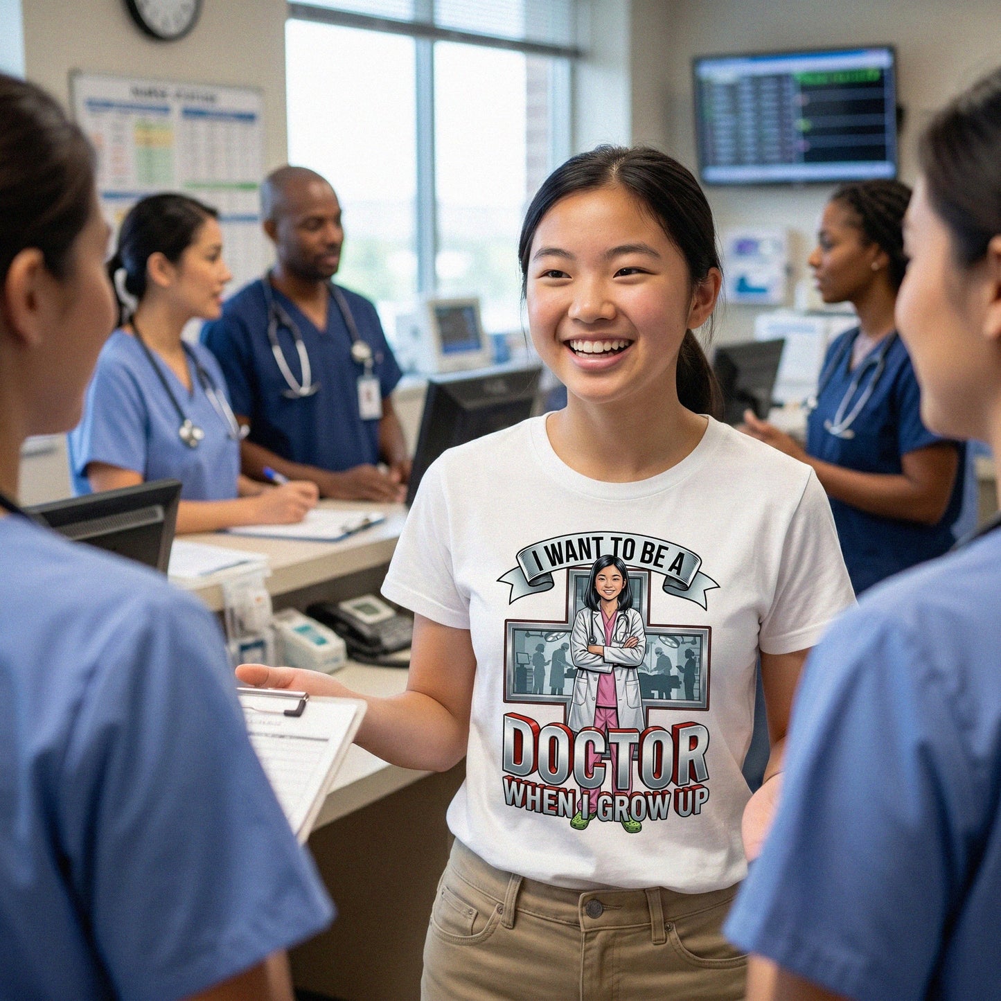 Future Doctor Tee – Asian Girl