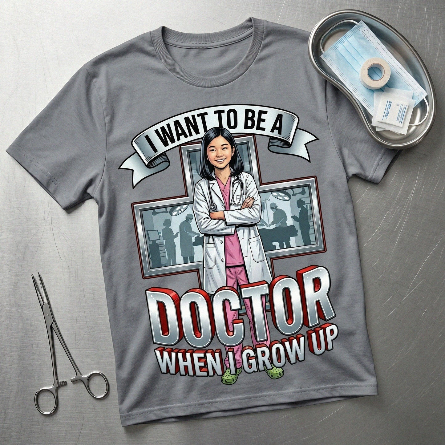 Youth Future Doctor Tee – Asian Girl