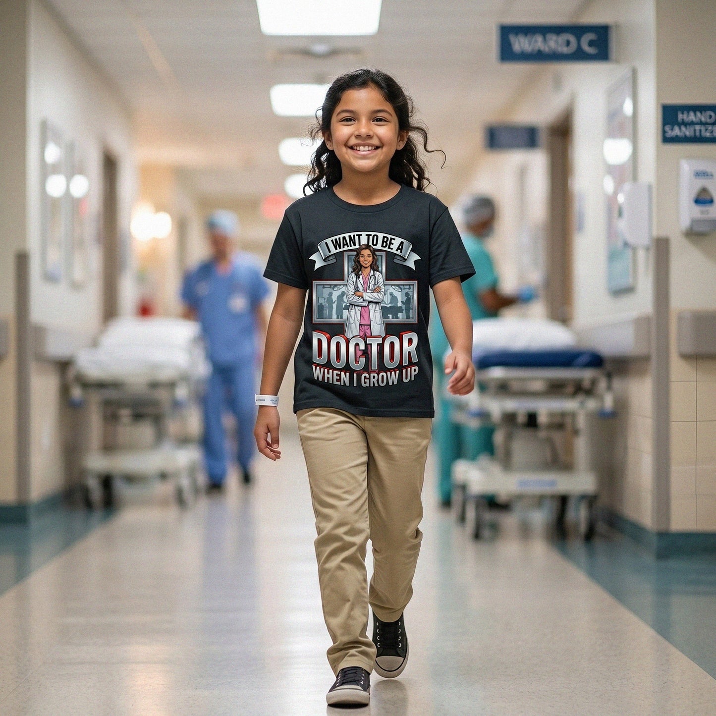 Youth Future Doctor Tee – Latina Girl