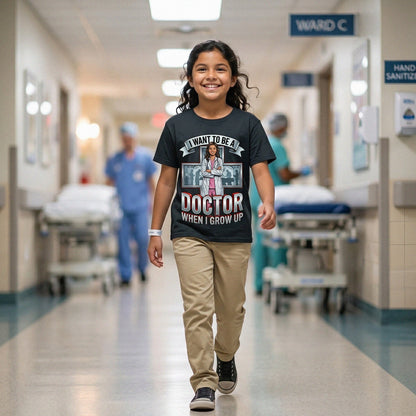 Youth Future Doctor Tee – Latina Girl