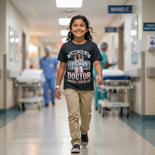 Youth Future Doctor Tee – Latina Girl