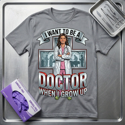 Youth Future Doctor Tee – Latina Girl