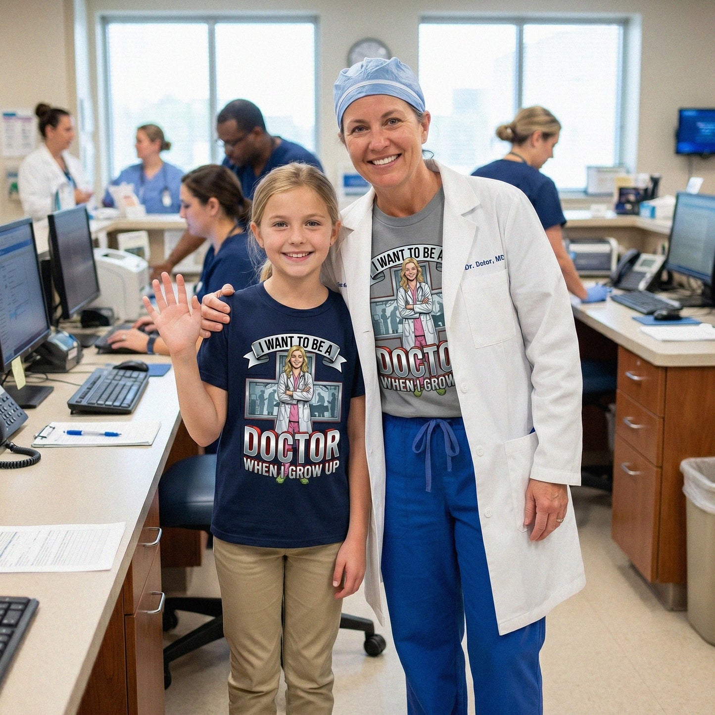 Youth Future Doctor Tee – White Girl