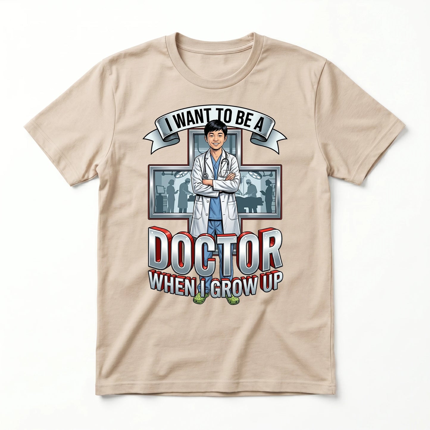 Future Doctor Tee – Asian Boy