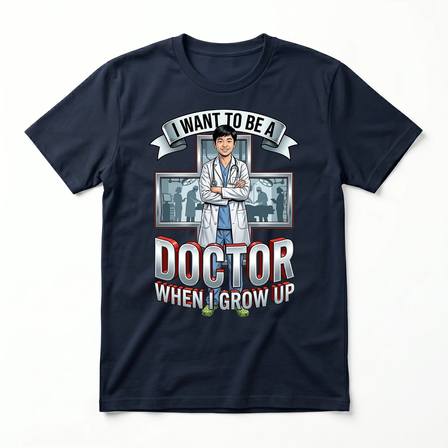 Youth Future Doctor Tee – Asian Boy