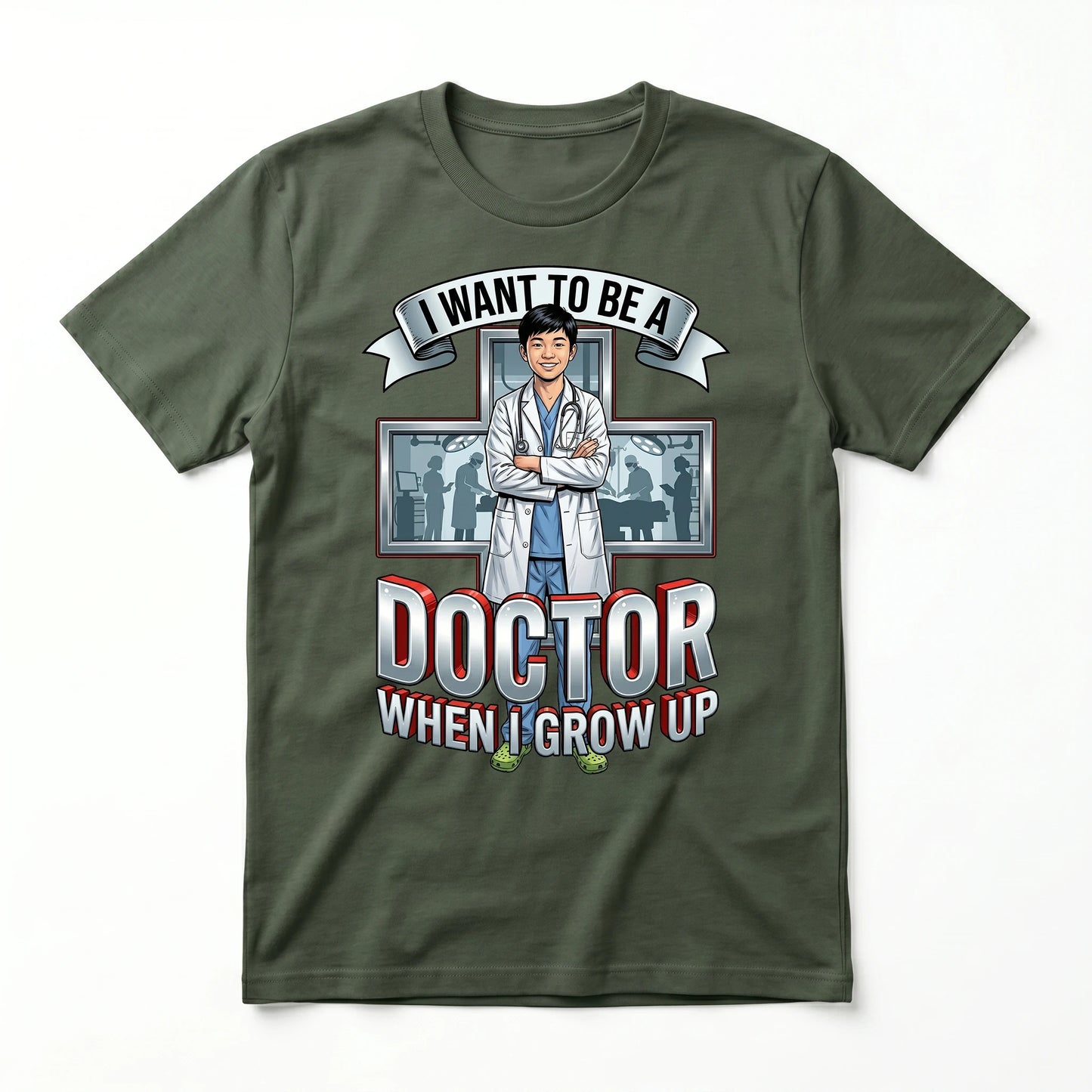Future Doctor Tee – Asian Boy