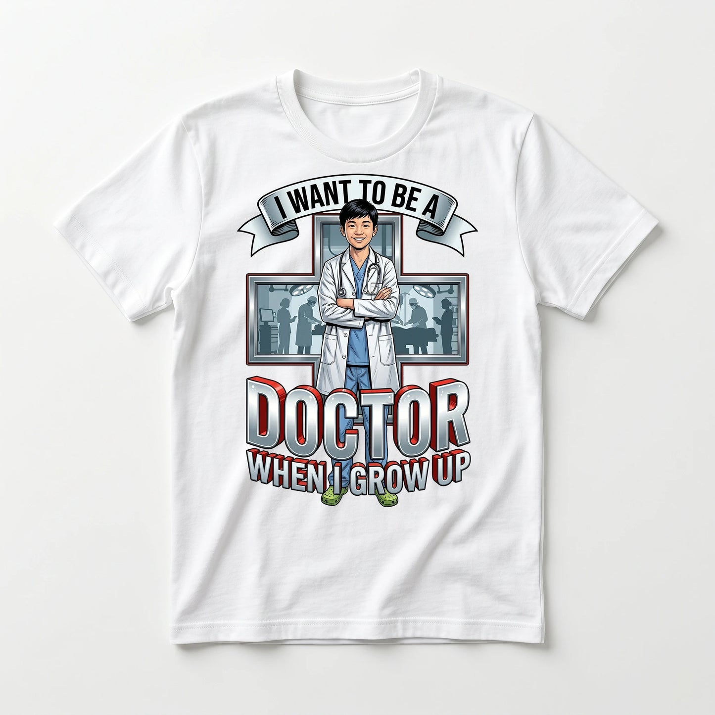 Youth Future Doctor Tee – Asian Boy