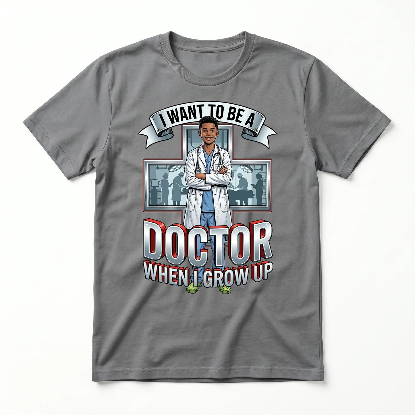 Future Doctor Tee – Black Boy